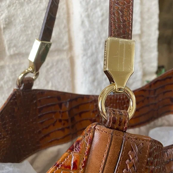 🚫SOLD🚫5⭐️Seller! Brahmin TOFFEE ROCKDALE THELMA X-L Shoulder Bag/Tote - Picture 6 of 16